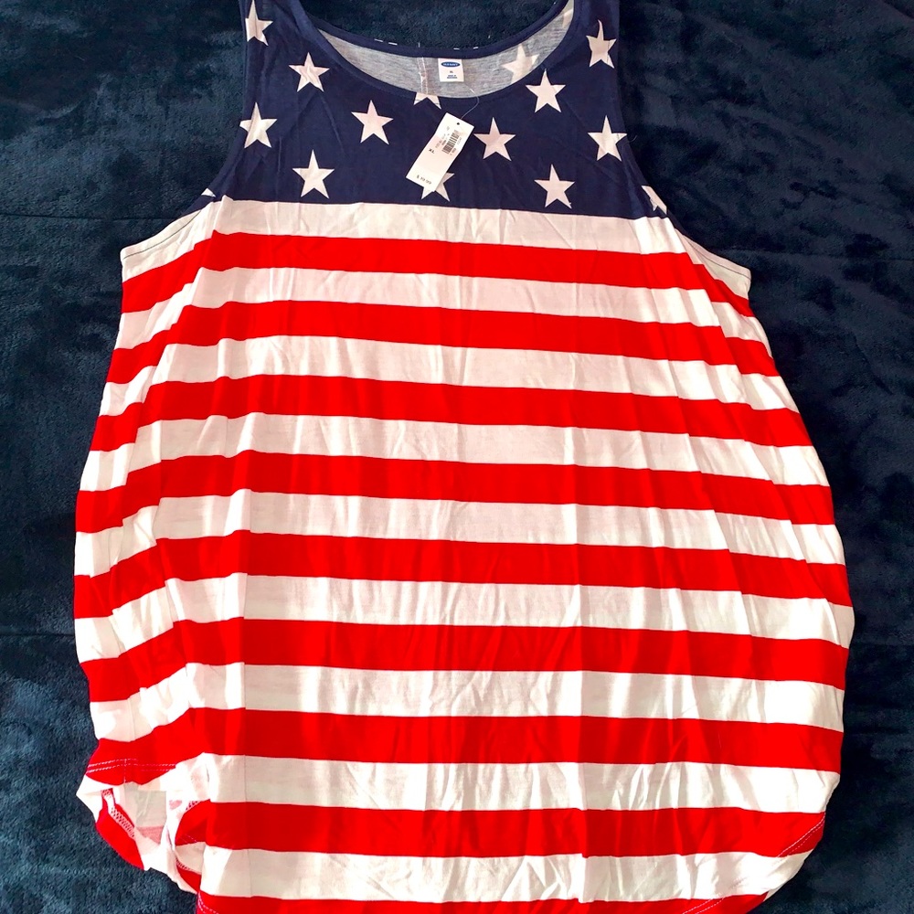 American flag Old Navy tank top